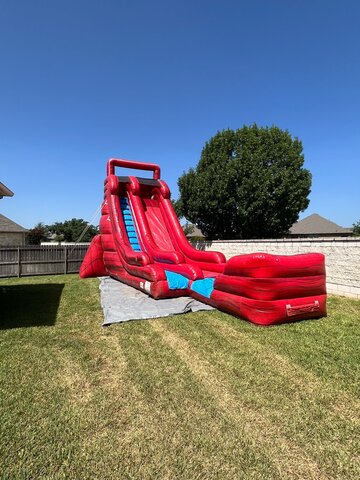 22ft red marble water slide rental Jarrell TX